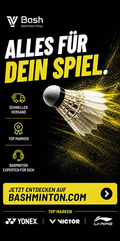 ash - Badminton Shop - Badmintonschläger, Schuhe & Zubehör online kaufen Bash - Badminton Shop - Badmintonschläger, Schuhe & Zubehör online kaufen