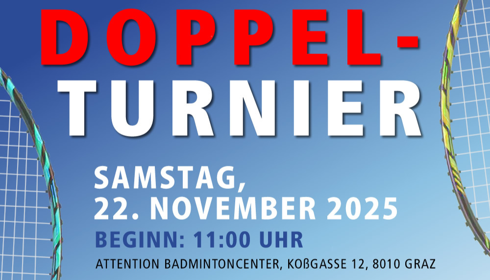 Attention Doppel-Turnier