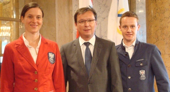 Verabschiedung und Vereidigung der Olympiateilnehmer